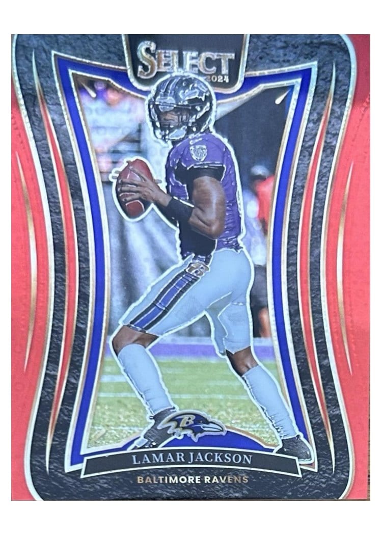 2024 Panini Select Base Set Lamar Jackson #386 card