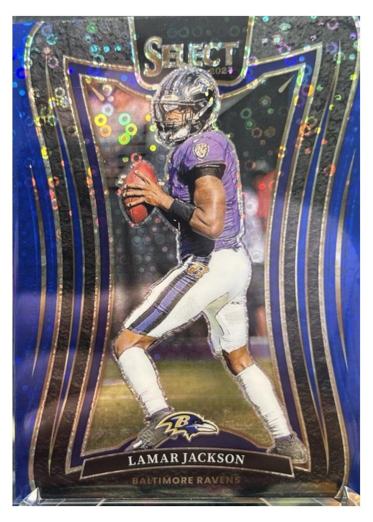 2024 Panini Select Base Set Lamar Jackson #386 card