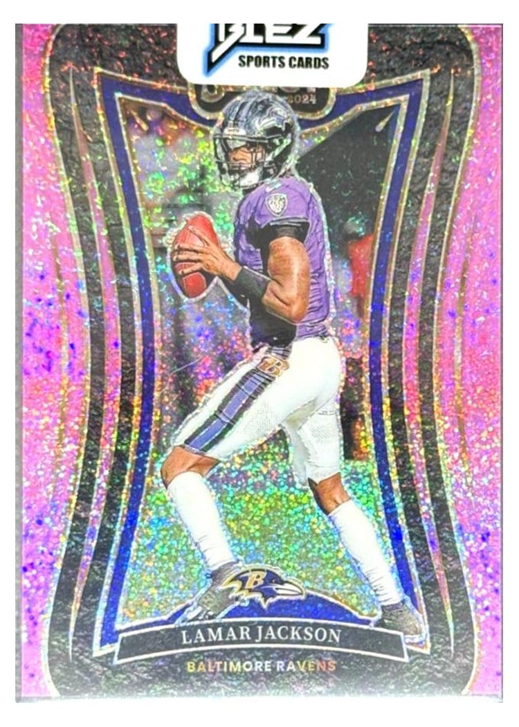 2024 Panini Select Base Set Lamar Jackson #386 card