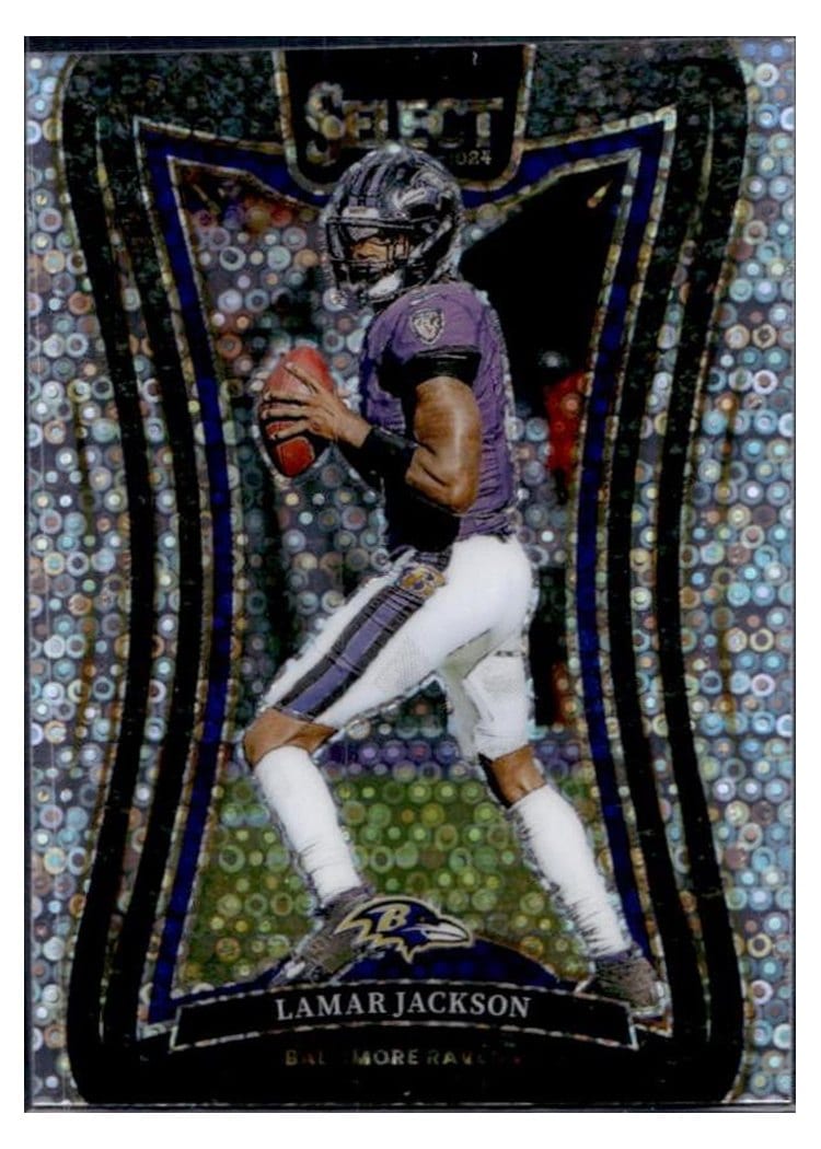 2024 Panini Select Base Set Lamar Jackson #386 card