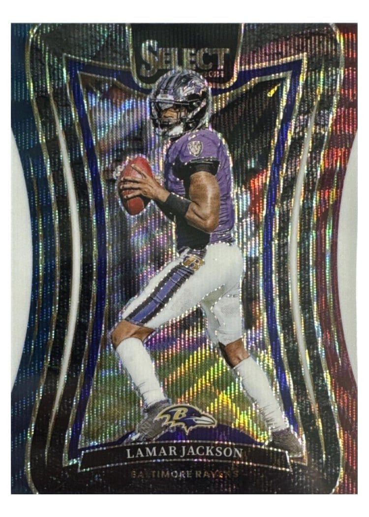 2024 Panini Select Base Set Lamar Jackson #386 card