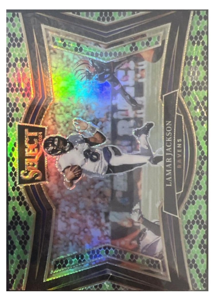 2024 Panini Select Base Set Lamar Jackson #467 card