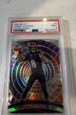 2024 Panini Select Color Wheel Lamar Jackson #8 card