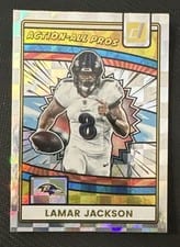 2025 Donruss Action All-Pros Lamar Jackson #AAP-LJA card