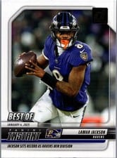 2025 Donruss Best of Instant Lamar Jackson #INS-LIN card