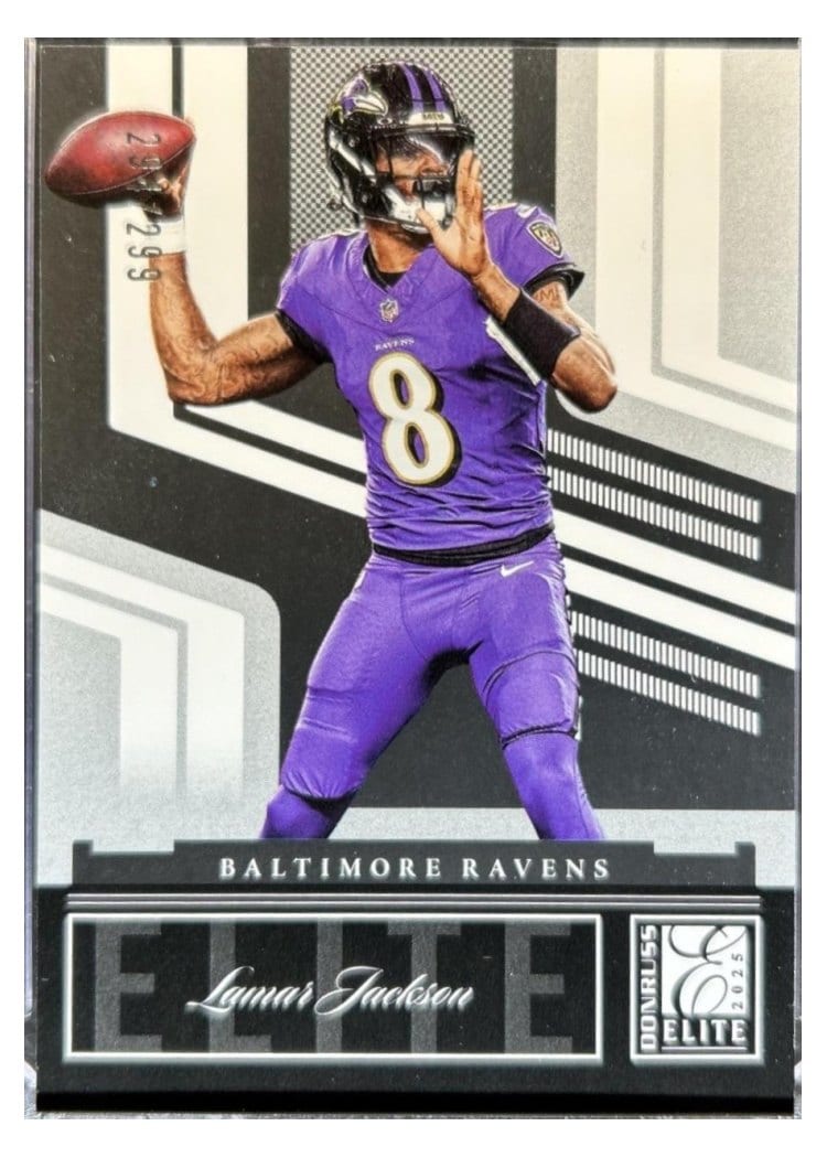 2025 Donruss Elite 2007 Elite Lamar Jackson #25 card