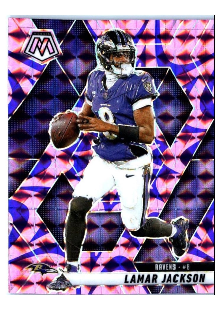 2025 Panini Mosaic Lamar Jackson #3 card