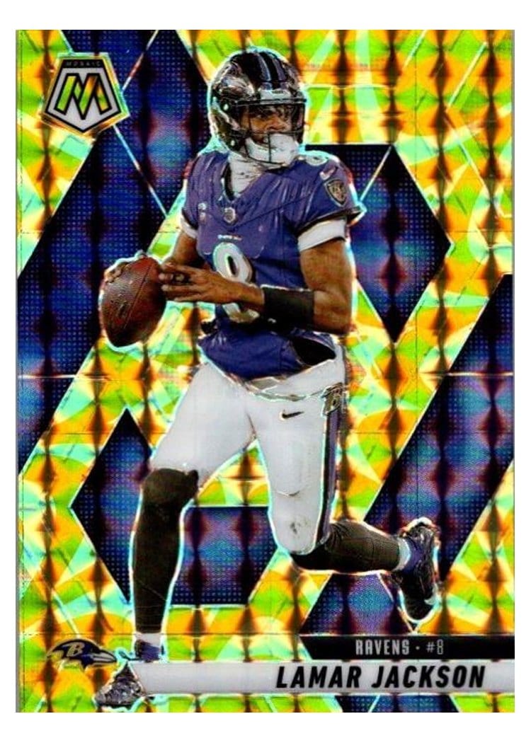 2025 Panini Mosaic Lamar Jackson #3 card