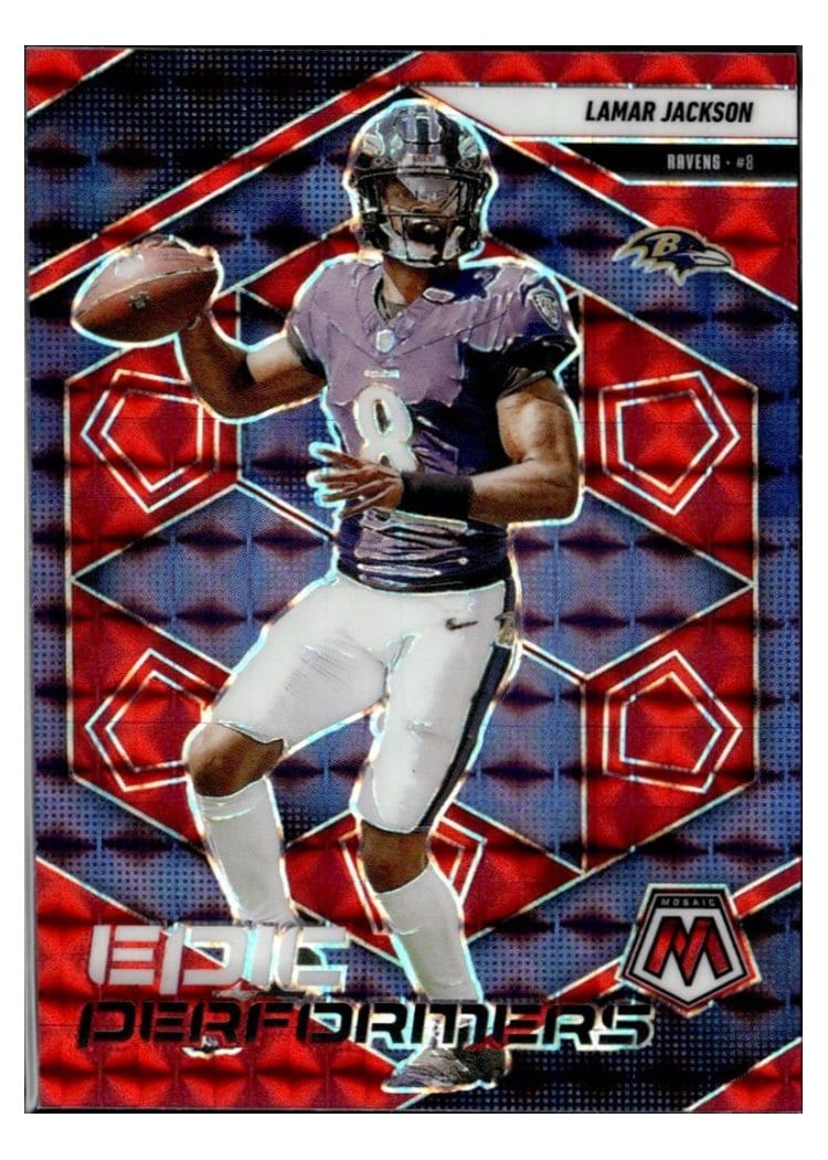 2025 Panini Mosaic Lamar Jackson #3 card