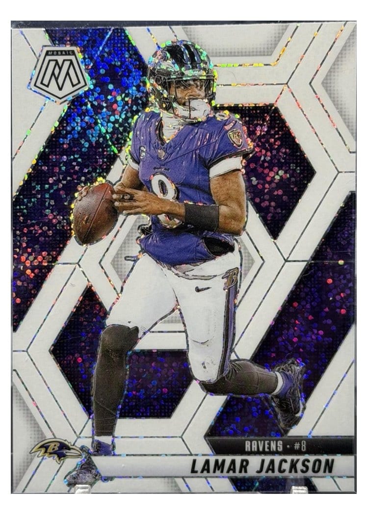 2025 Panini Mosaic Lamar Jackson #3 card