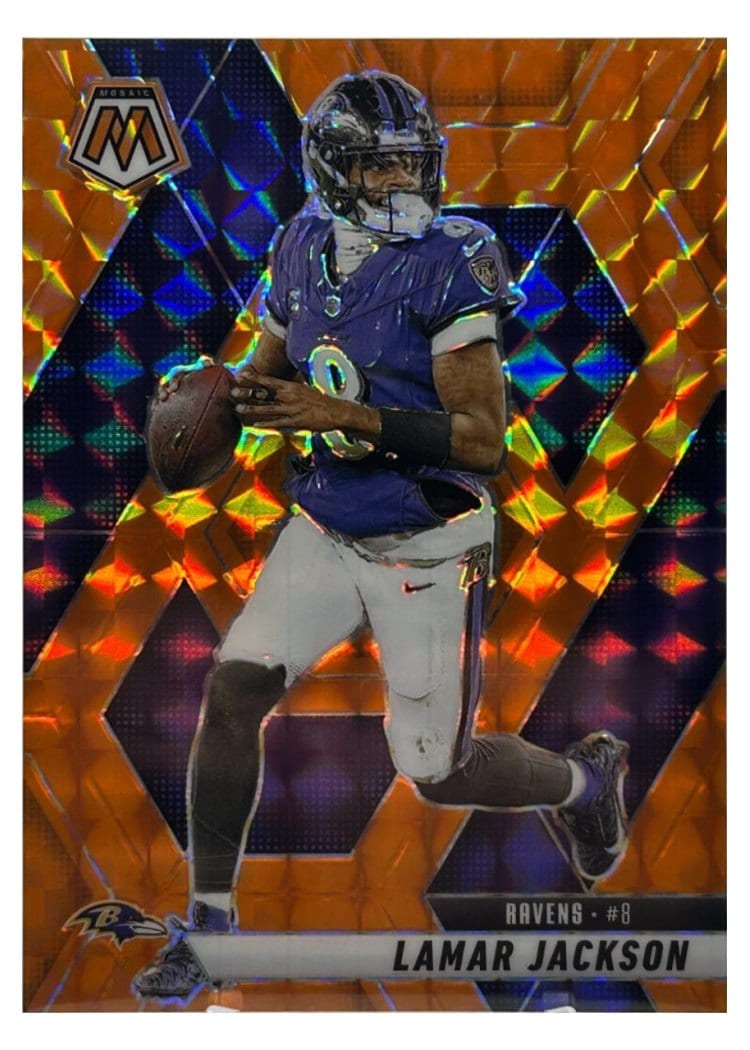 2025 Panini Mosaic Lamar Jackson #3 card