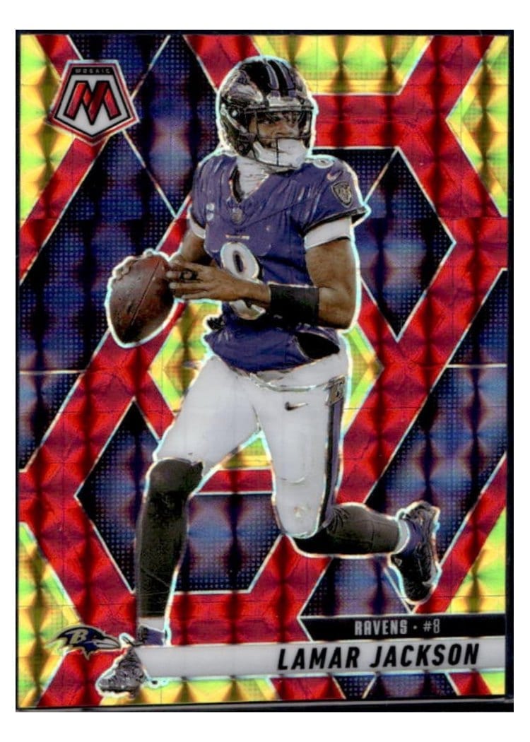 2025 Panini Mosaic Lamar Jackson #3 card