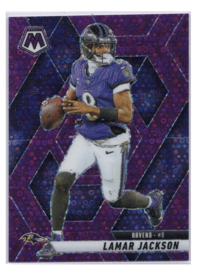 2025 Panini Mosaic Lamar Jackson #3 card