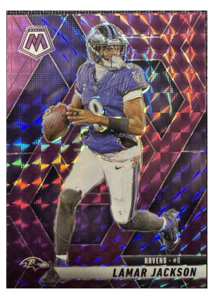 2025 Panini Mosaic Lamar Jackson #3 card