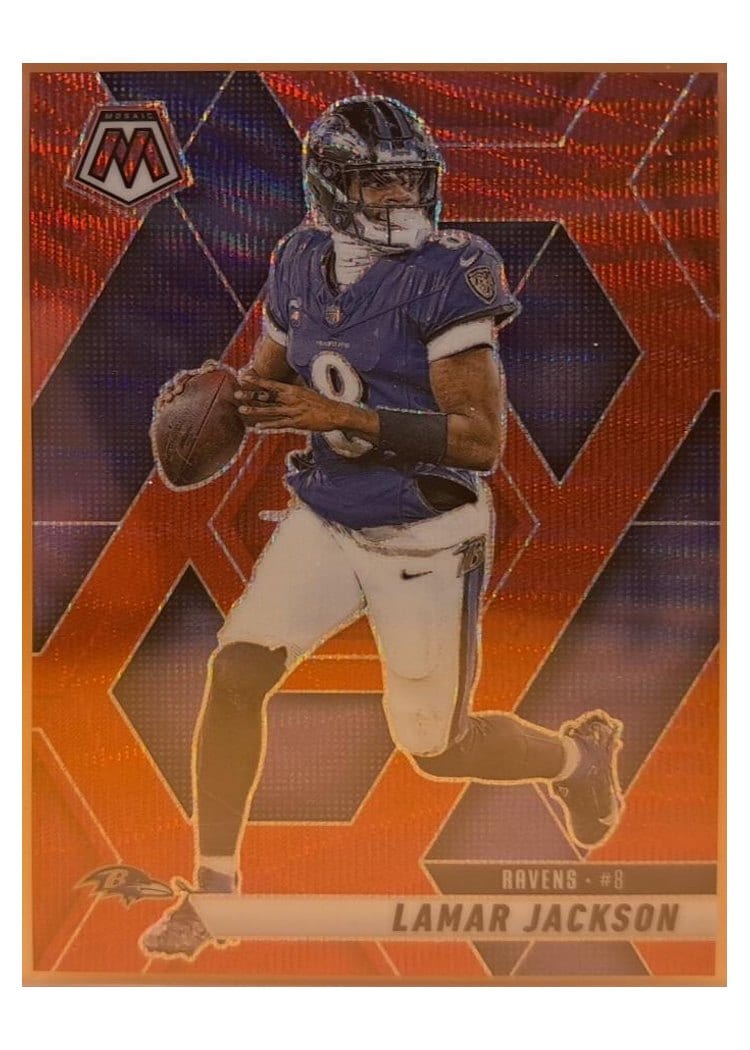 2025 Panini Mosaic Lamar Jackson #3 card