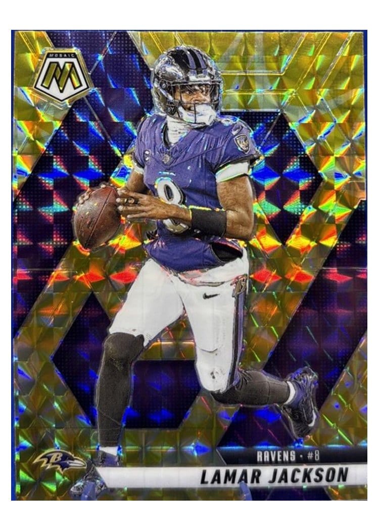 2025 Panini Mosaic Lamar Jackson #3 card