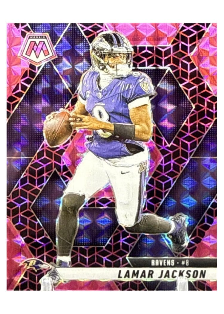2025 Panini Mosaic Lamar Jackson #3 card