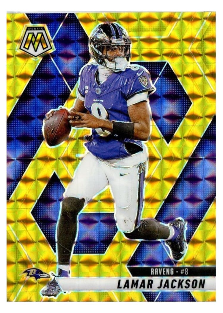 2025 Panini Mosaic Lamar Jackson #3 card