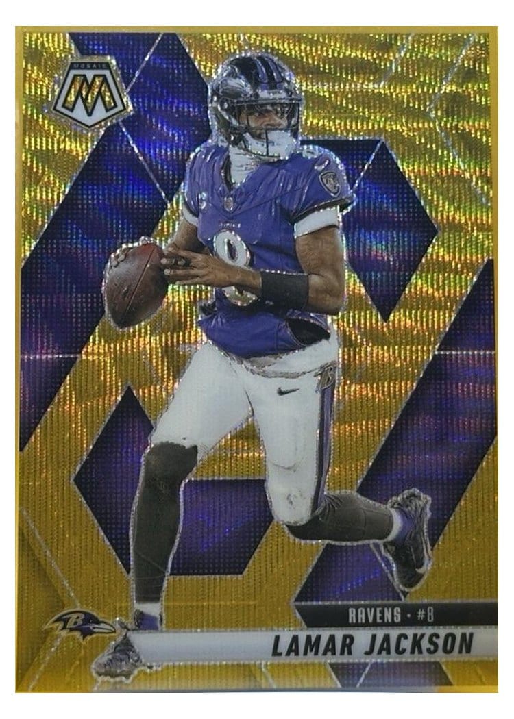 2025 Panini Mosaic Lamar Jackson #3 card