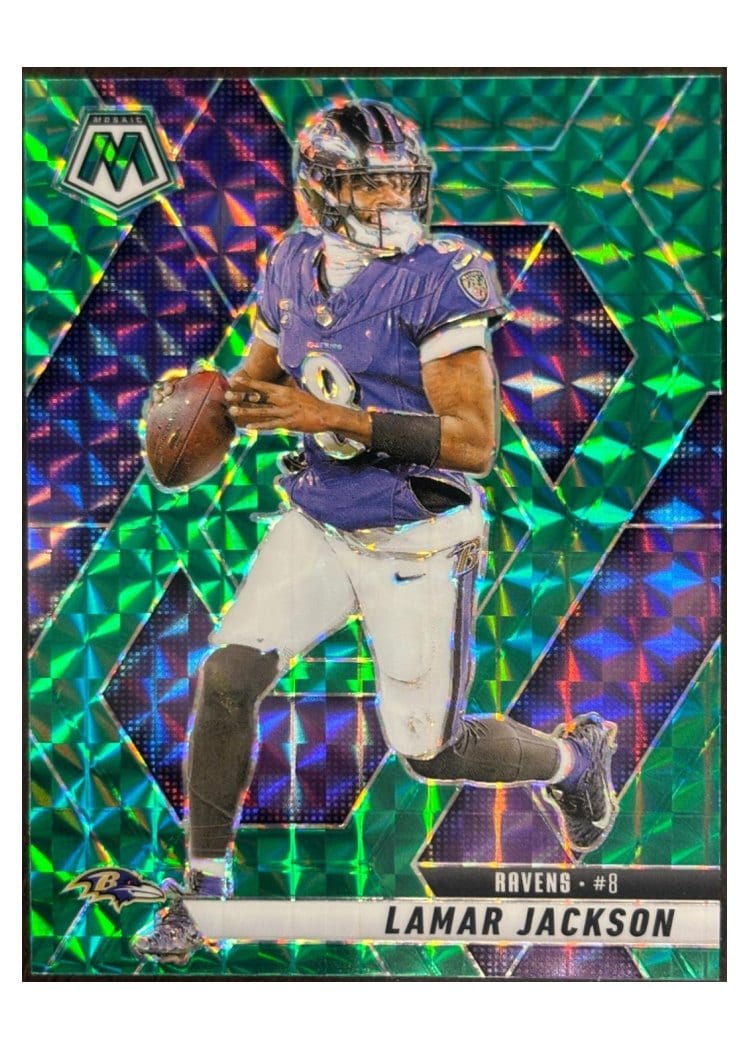 2025 Panini Mosaic Lamar Jackson #3 card