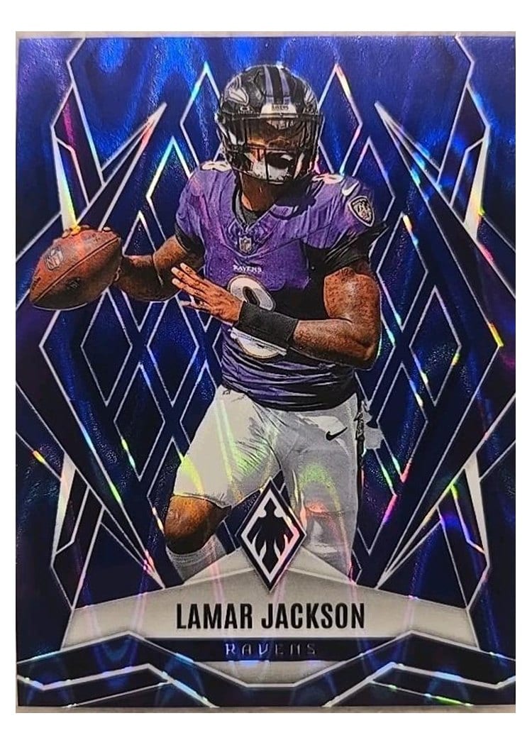 2025 Panini Phoenix Base Set Lamar Jackson #144 card