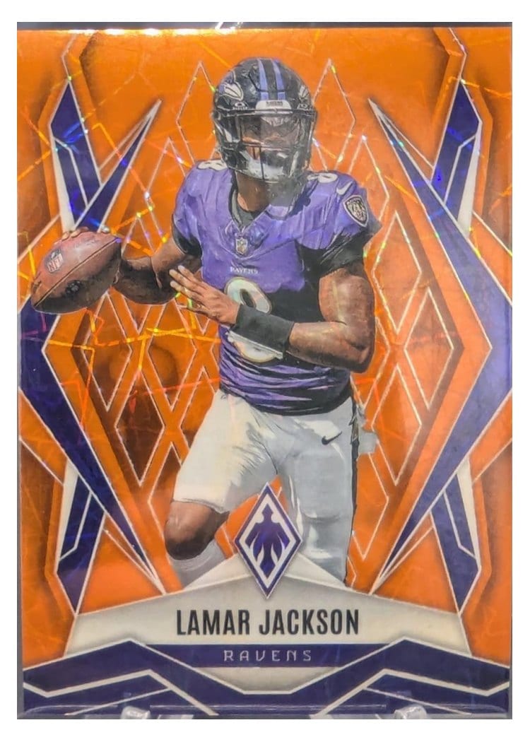 2025 Panini Phoenix Base Set Lamar Jackson #144 card