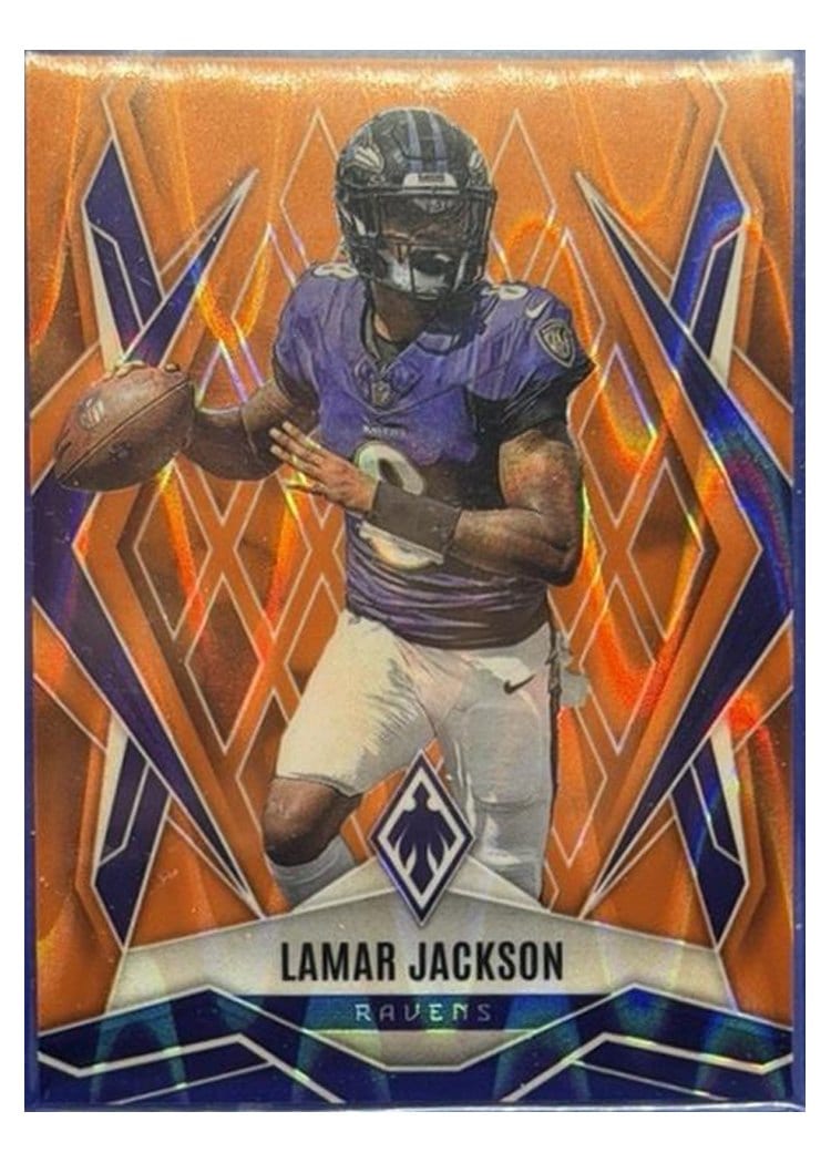 2025 Panini Phoenix Base Set Lamar Jackson #144 card