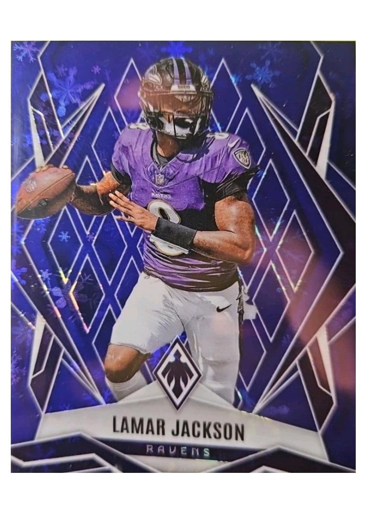 2025 Panini Phoenix Base Set Lamar Jackson #144 card