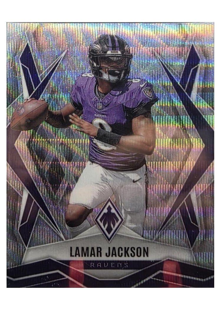 2025 Panini Phoenix Base Set Lamar Jackson #144 card