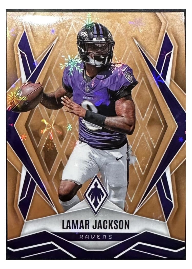 2025 Panini Phoenix Base Set Lamar Jackson #144 card