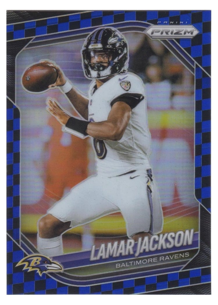 2025 Panini Prizm Base Set Lamar Jackson #78 card