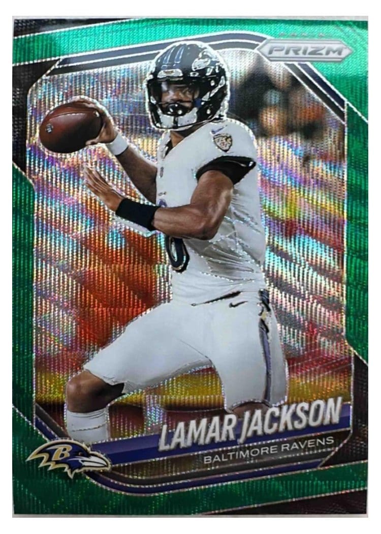 2025 Panini Prizm Base Set Lamar Jackson #78 card
