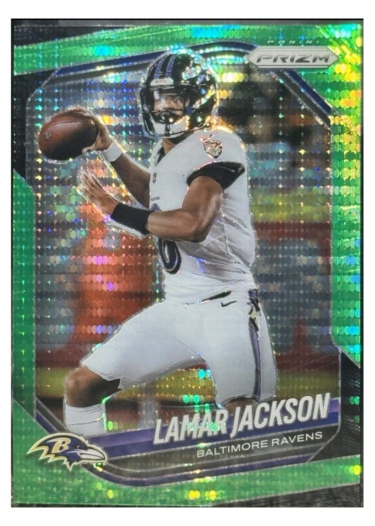 2025 Panini Prizm Base Set Lamar Jackson #78 card