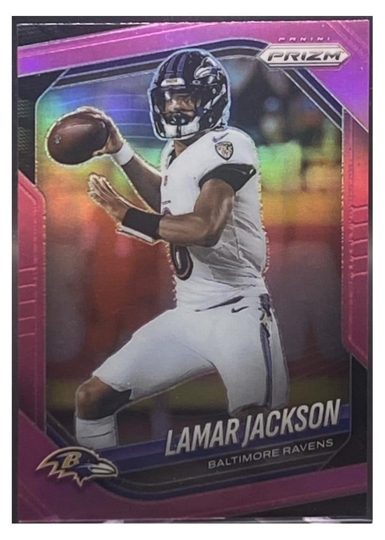 2025 Panini Prizm Base Set Lamar Jackson #78 card