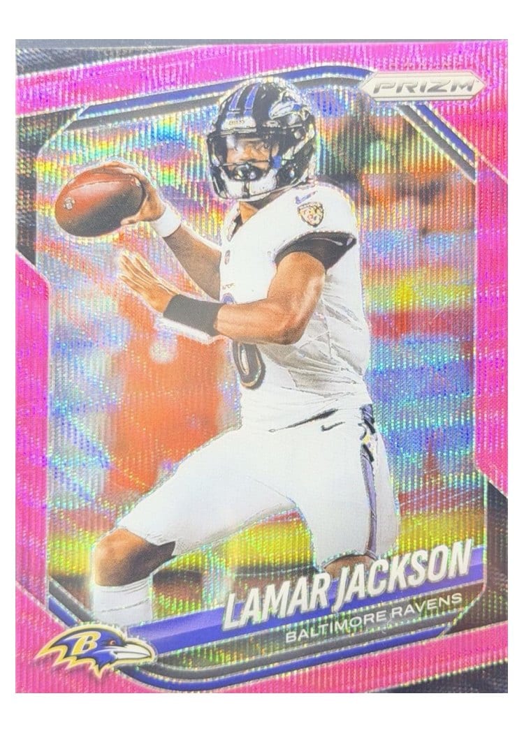 2025 Panini Prizm Base Set Lamar Jackson #78 card