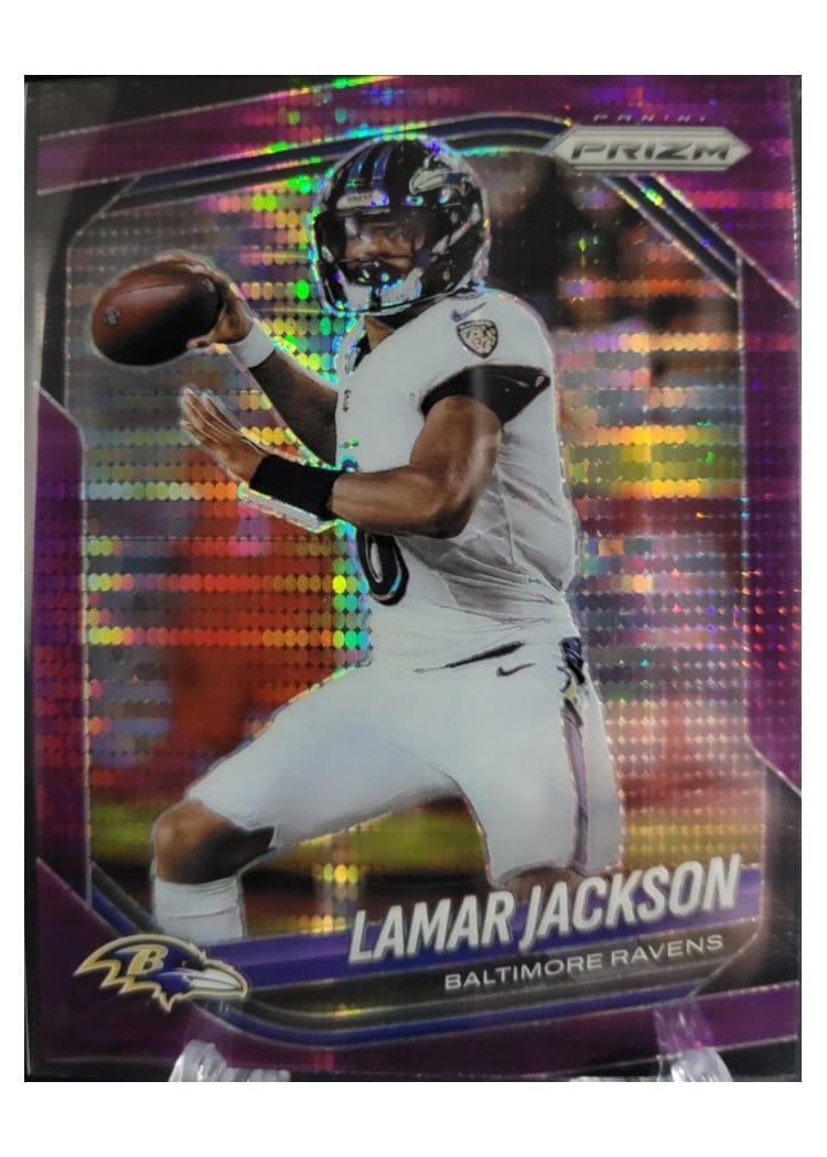 2025 Panini Prizm Base Set Lamar Jackson #78 card