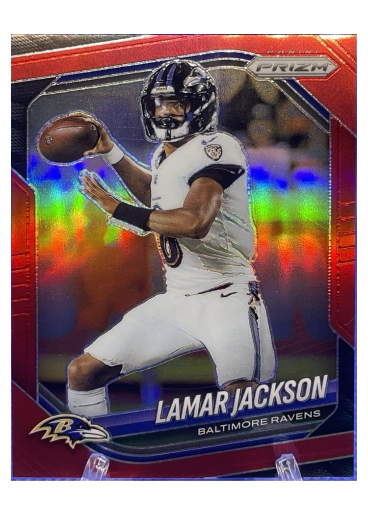 2025 Panini Prizm Base Set Lamar Jackson #78 card