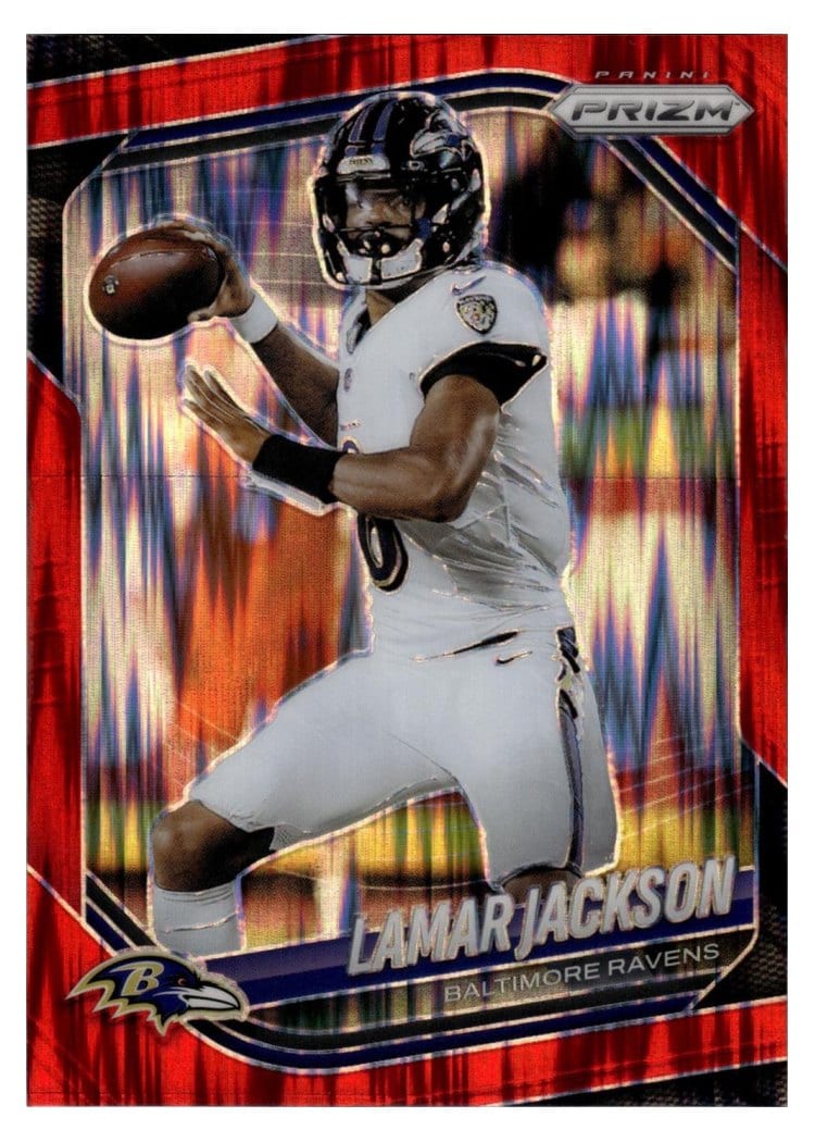 2025 Panini Prizm Base Set Lamar Jackson #78 card