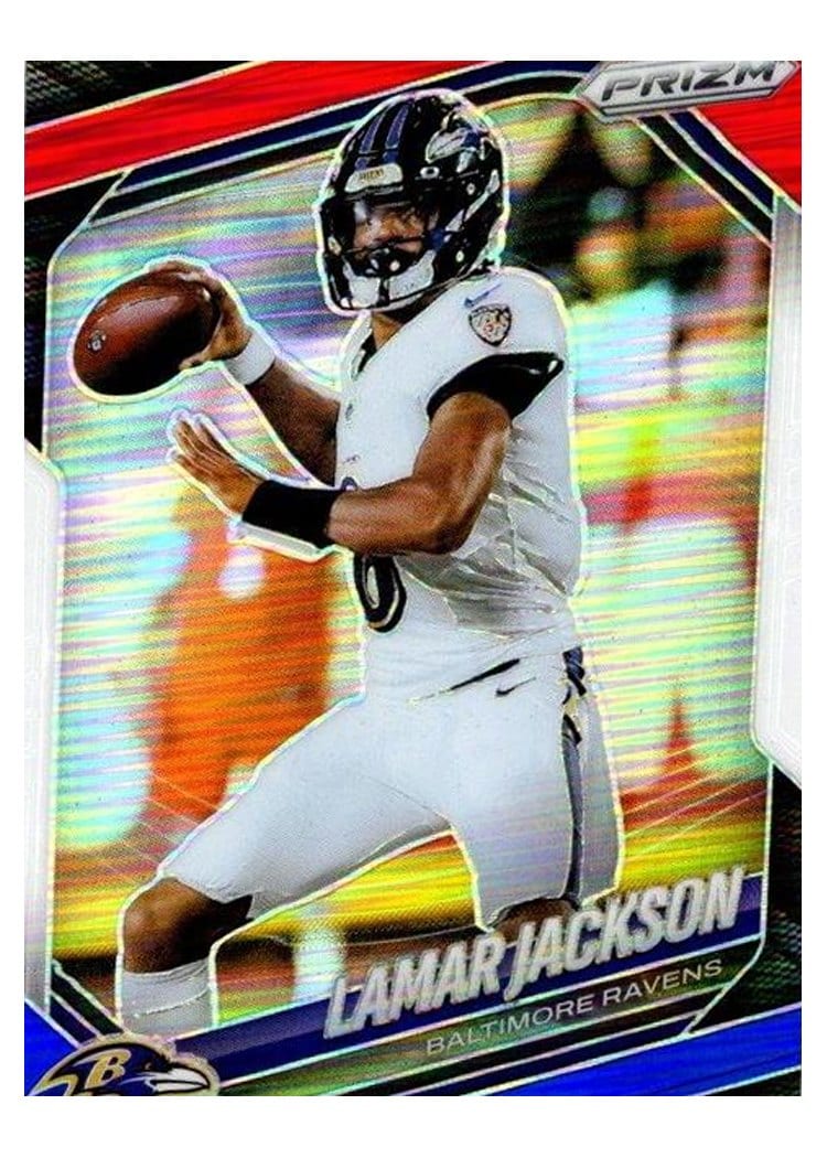 2025 Panini Prizm Base Set Lamar Jackson #78 card