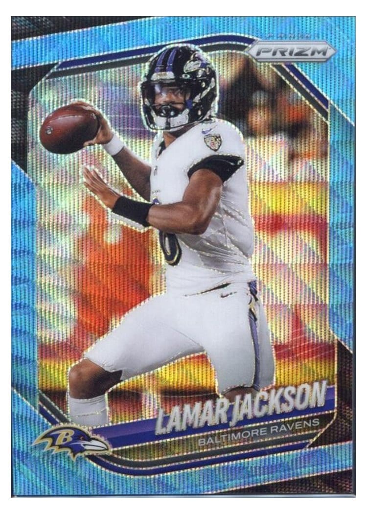 2025 Panini Prizm Base Set Lamar Jackson #78 card