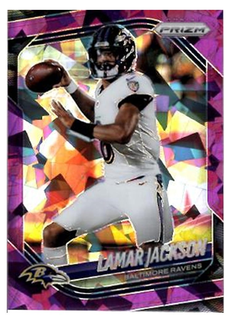 2025 Panini Prizm Base Set Lamar Jackson #78 card