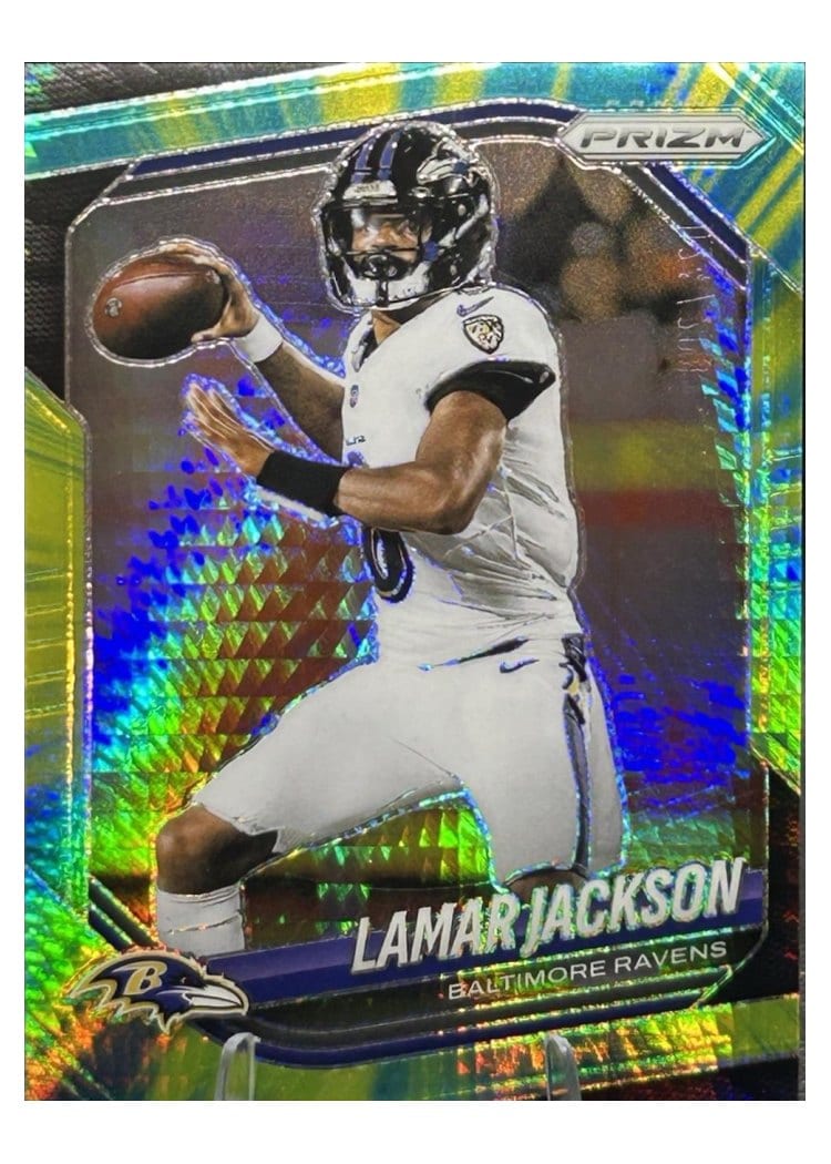2025 Panini Prizm Base Set Lamar Jackson #78 card