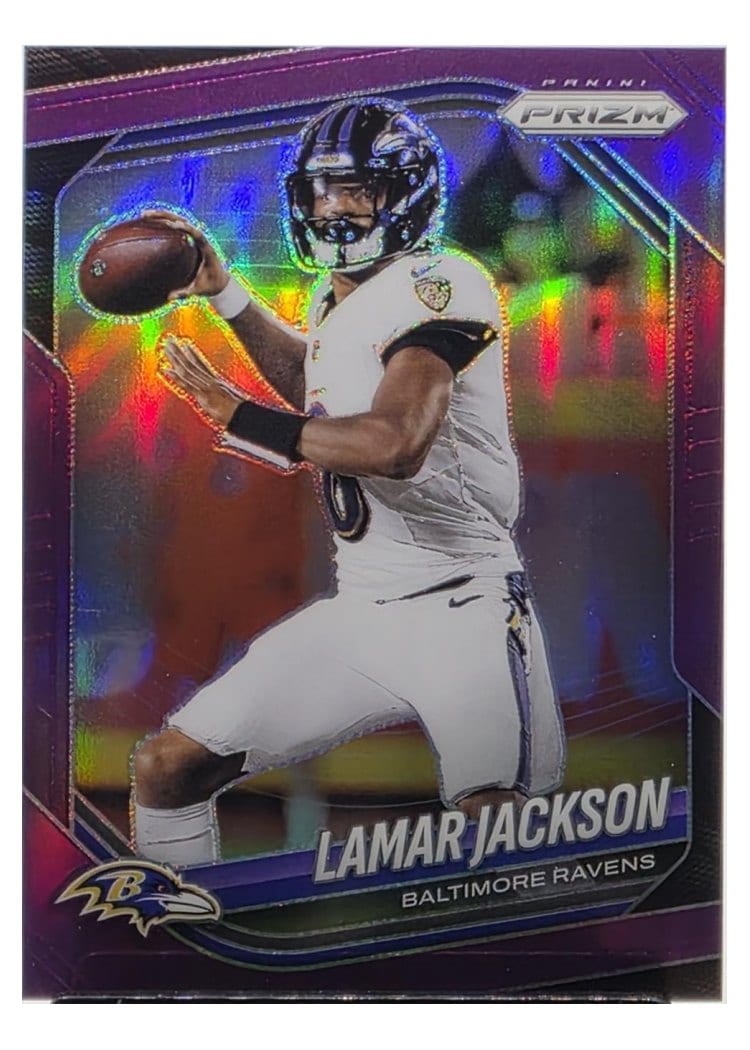 2025 Panini Prizm Base Set Lamar Jackson #78 card
