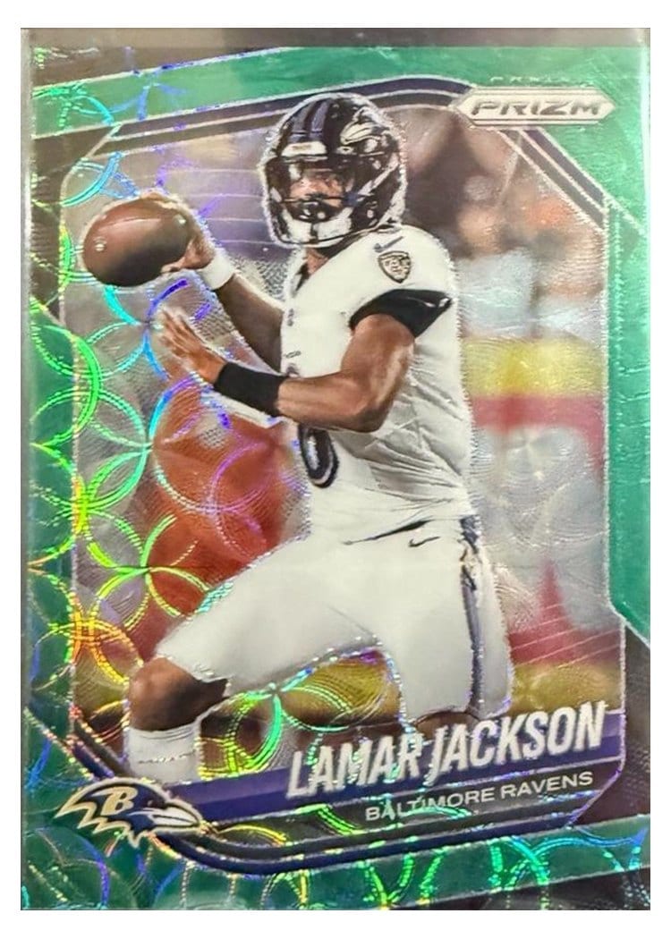 2025 Panini Prizm Base Set Lamar Jackson #78 card