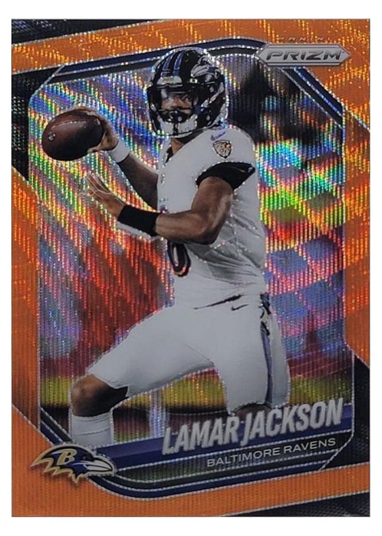 2025 Panini Prizm Base Set Lamar Jackson #78 card