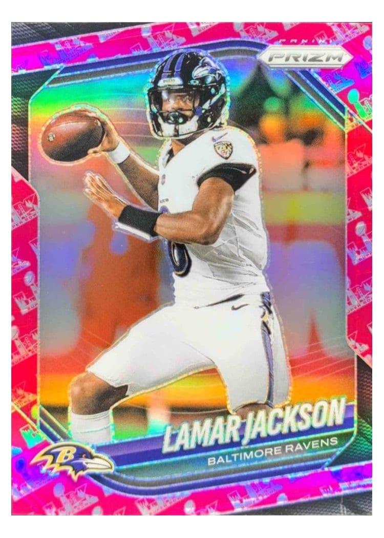 2025 Panini Prizm Base Set Lamar Jackson #78 card