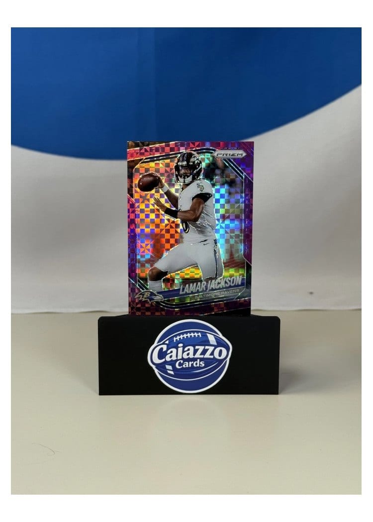 2025 Panini Prizm Base Set Lamar Jackson #78 card