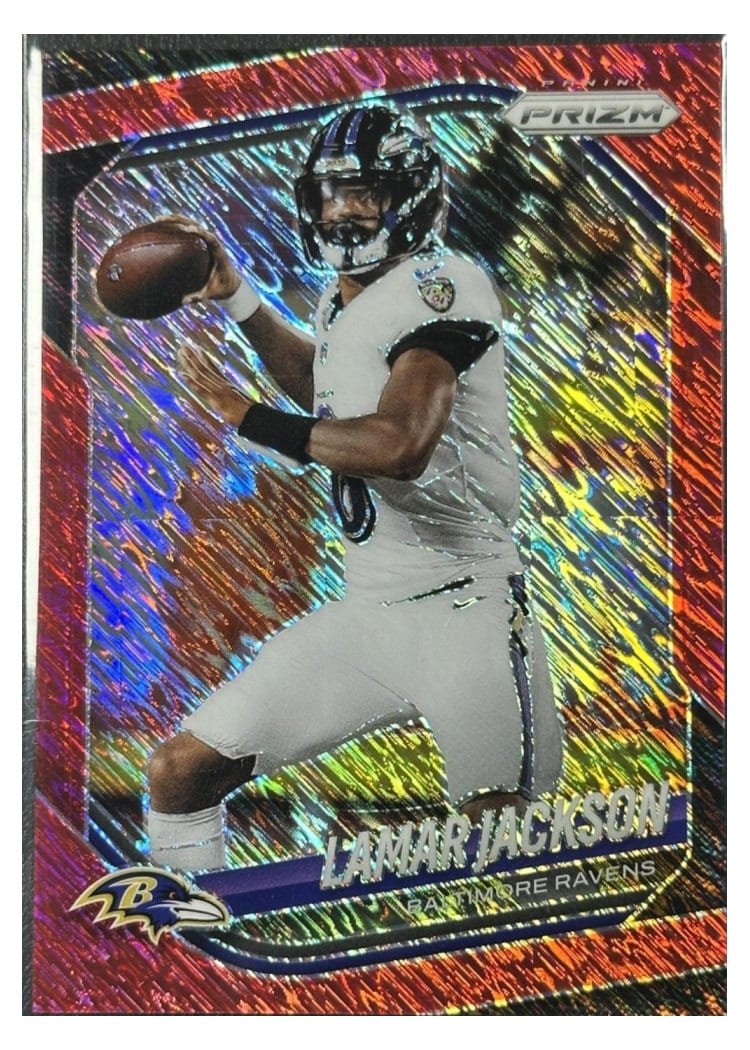 2025 Panini Prizm Base Set Lamar Jackson #78 card