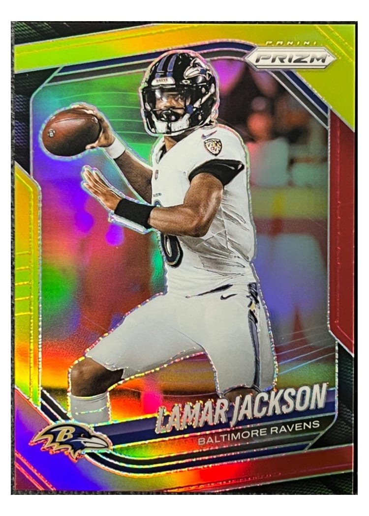 2025 Panini Prizm Base Set Lamar Jackson #78 card