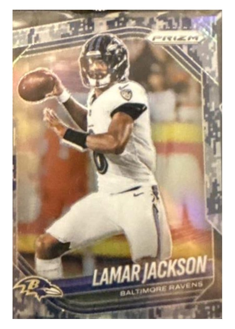 2025 Panini Prizm Base Set Lamar Jackson #78 card